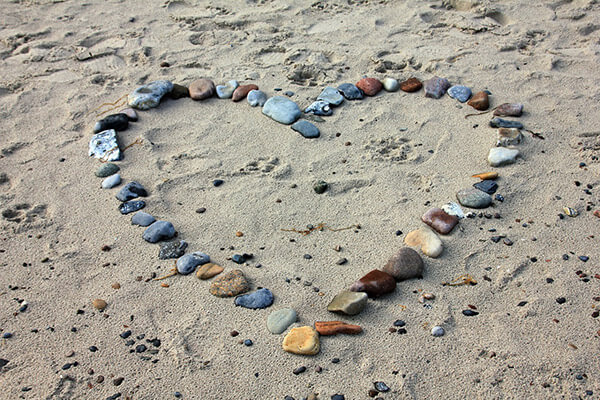 Heart-on-Beach
